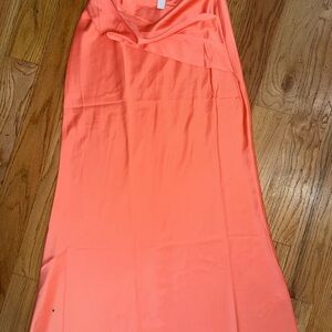 ASOS Coral Maxi Skirt